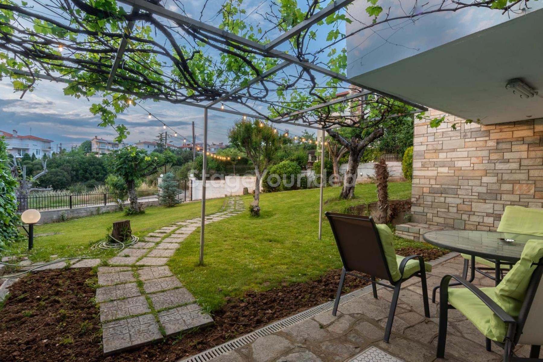 Traditional Villa Appartment With Garden, Also For Gatherings ,15 Minutes From Thessaloniki Airport Tessalónica Exterior foto